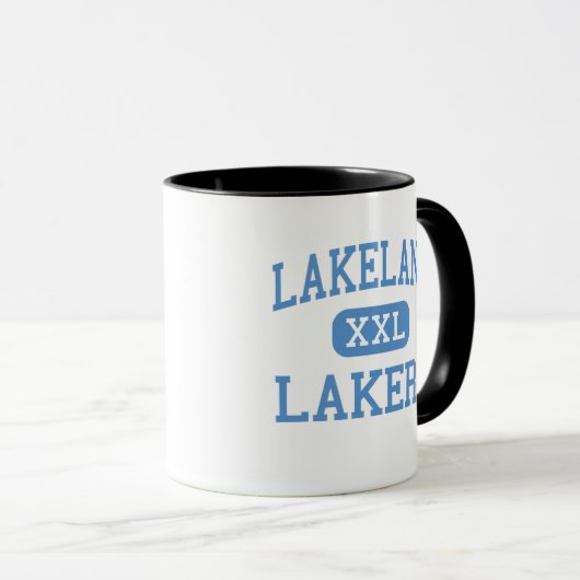 Lakeland - Lakers - Highschool - Lagrange Indiana Tasse (VorderseiteRechts)
