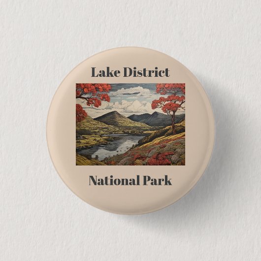 Lakeland-Szene individuell Button (Vorderseite)