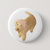 Lakeland Terrier Button (Vorderseite)