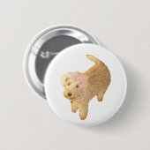 Lakeland Terrier Button (Vorne & Hinten)