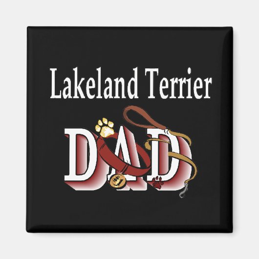 Lakeland Terrier dad Magnet (Vorne)