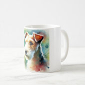 Lakeland Terrier Dog 190624AREF116 - Watercolor Kaffeetasse (VorderseiteRechts)