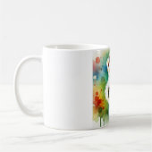 Lakeland Terrier Dog 190624AREF116 - Watercolor Kaffeetasse (Links)