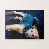 Lakeland Terrier Dog. Puzzle (Horizontal)