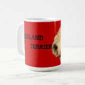 Lakeland Terrier Farbblock Kaffeetasse (Vorderseite Links)