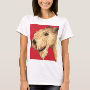Lakeland Terrier Farbblock T-Shirt