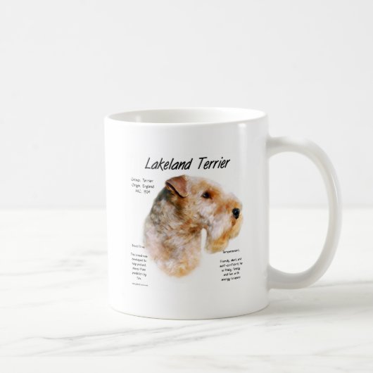 Lakeland Terrier History Design Kaffeetasse (Rechts)