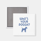 Lakeland Terrier Magnet (Vorderseite/Rückseite)