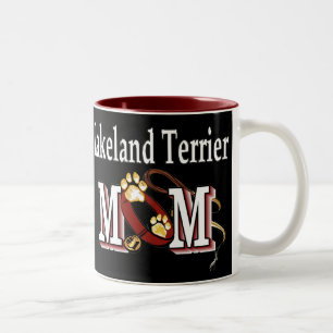 Lakeland Terrier MAMA Geschenke Zweifarbige Tasse