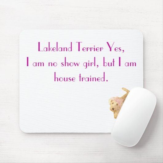 Lakeland Terrier Mousepad (Mit Mouse)