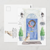 Lakeland Terrier Moving Announction Postcard Postkarte (Vorne/Hinten)