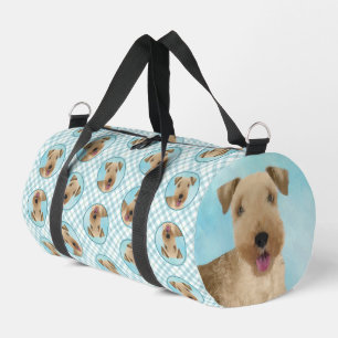Lakeland Terrier Painting Niedliche Original Dog A Duffle Bag