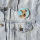 Lakeland Terrier Painting - Niedliche Original Dog Button (Beispiel)