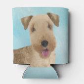 Lakeland Terrier Painting - Niedliche Original Dog Dosenkühler (Rückseite)
