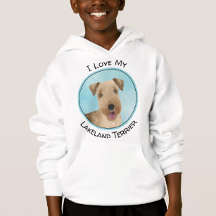 Lakeland Terrier Painting - Niedliche Original Dog Hoodie