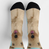 Lakeland Terrier Painting - Niedliche Original Dog Socken (Oben)