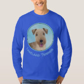Lakeland Terrier Painting - Niedliche Original Hun T-Shirt (Vorderseite)