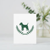 Lakeland Terrier Postkarte (Stehend Vorderseite)