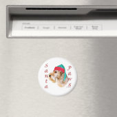 Lakeland Terrier Santa Paws Magnet (In Situ (Geschirrspüler))