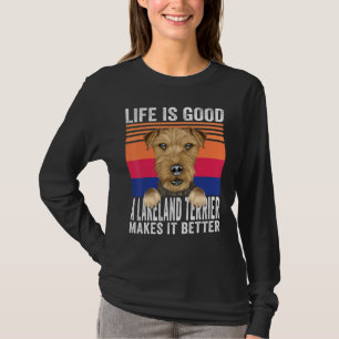 Lakeland Terriers macht Ihr Leben Vintag gut T-Shirt