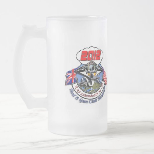 Lakenheath Rod u. Mattglas Bierglas (Links)