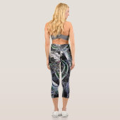 Lakerationen in der Zeit Capri Leggings (Rückseite)