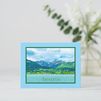 LAKES AND MOUNTAINS: BEAUTIFUL AUSTRIA Postcard Postkarte