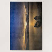 Lakeshore at Sunset Puzzle (Vertikal)