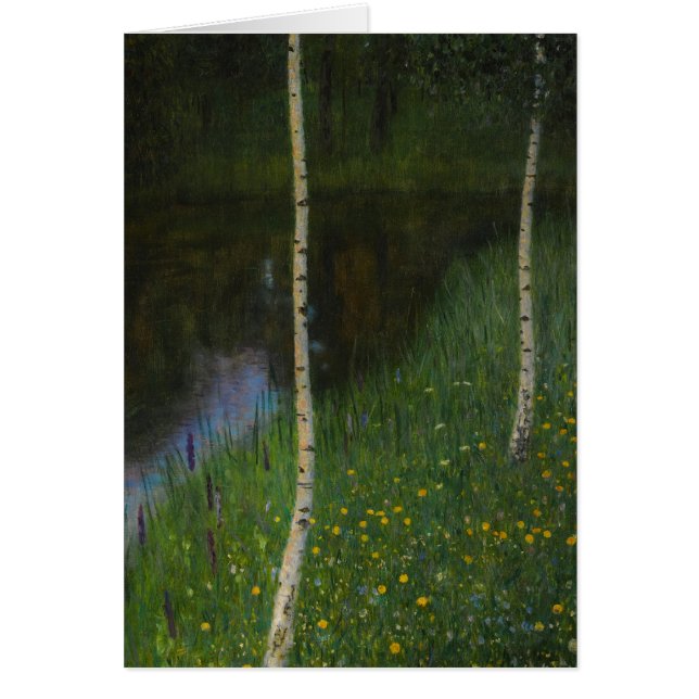 Lakeshore mit Birken - Gustav Klimt (Vorne)