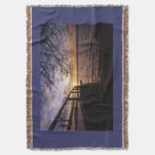 Lakeshore Sunset Lake Design Decke (Vorderseite Vertikal)
