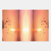 Lakeshore Sunset Sunrise Lake Arrowhead Geschenkpapier Set (Vorderseite 2)