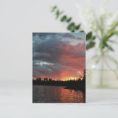 Lakeside, AZ Sunset Postcard Postkarte (Stehend Vorderseite)
