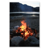Lakeside Bonfire Fotodruck (Vorne)