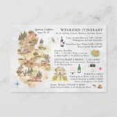 Lakeside Campground | Hochzeitstag Begleitkarte (Vorderseite)