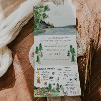 Lakeside Campground Resort | Illustrierte Hochzeit