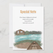 Lakeside Celebration Einladung (Rückseite)