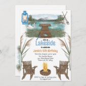 Lakeside Celebration Einladung (Vorne/Hinten)