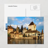 Lakeside Chateau Postkarte (Vorne/Hinten)