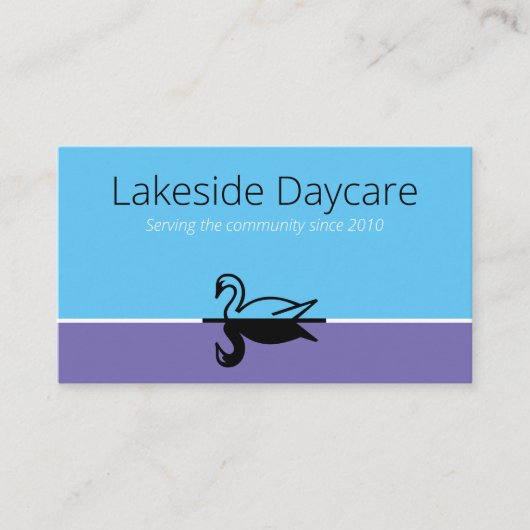 Lakeside Daycare Visitenkarte (Vorderseite)