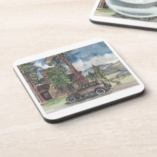 Lakeside Getränkeuntersetzer (Linke Seite)