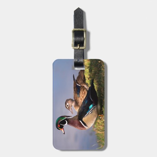 Lakeside, Holzente Gepäckanhänger (Vorderseite vertikal)