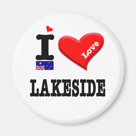 LAKESIDE - I-Liebe Magnet (Vorne)