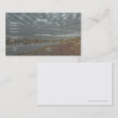 Lakeside Path at Dawn 3 Business Card Visitenkarte (Vorne/Hinten)