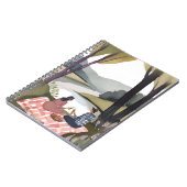 Lakeside Picnic | Nature Watercolor Painting Notizblock (Linke Seite)