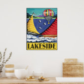 Lakeside-Poster Poster (Küche)