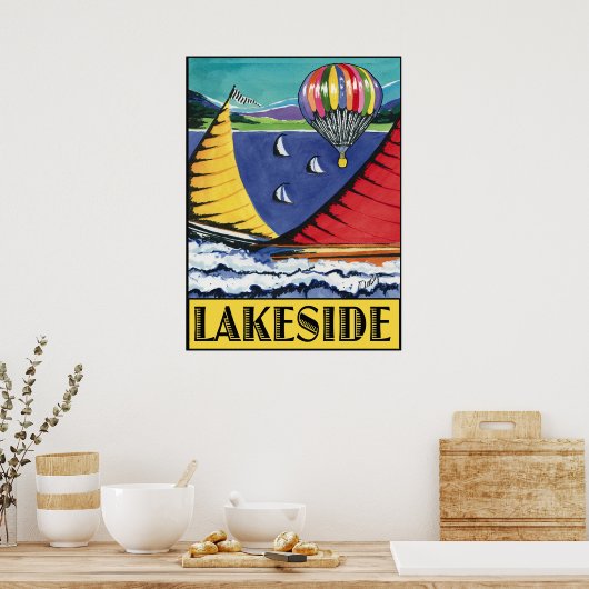Lakeside-Poster Poster (Küche)