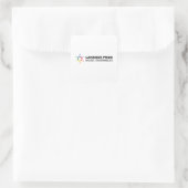 Lakeside Pride Quadratische Aufkleber (Tasche)