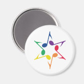 Lakeside Pride Star Kühlschrank Magnet (Vorderseite/Rückseite)
