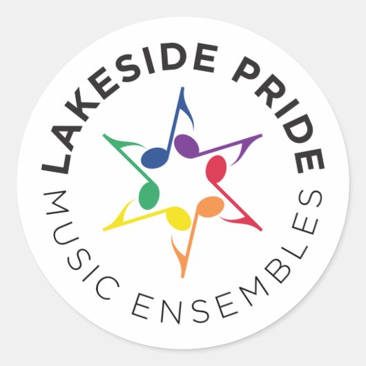 Lakeside Pride Sticker (Vorderseite)
