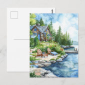 Lakeside Retreat Postkarte (Vorne/Hinten)